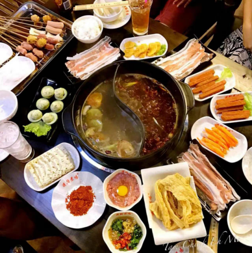 馬來西亞偶遇灌縣老媽串串香加盟店，生意火爆味道好
